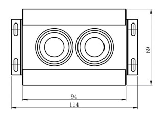 無(wú)人機(jī)用能見(jiàn)度檢測(cè)儀產(chǎn)品尺寸圖